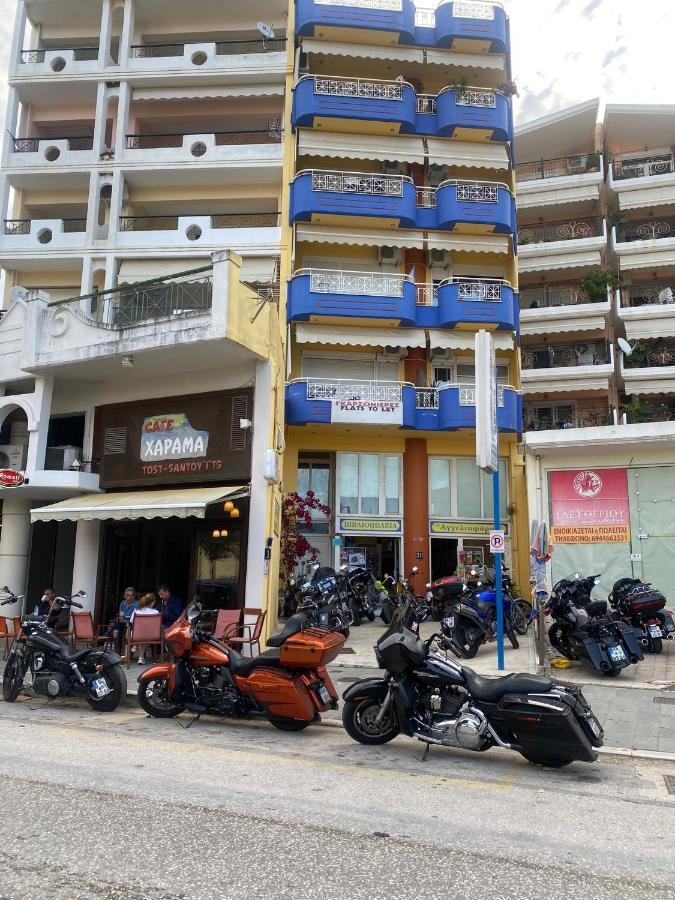 Marias Rooms Chantzara Spyropoulos Family Apart 50 Sqm 2Studios Sea View Far 50 M Harbour , Heart City, Flats To Let อีกูเมนิทซา ภายนอก รูปภาพ